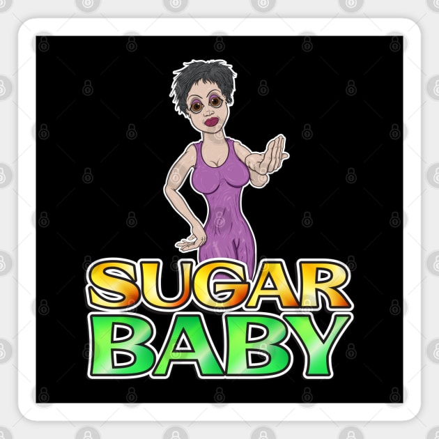 Sugar Baby Magnet by Big Bee Artistry